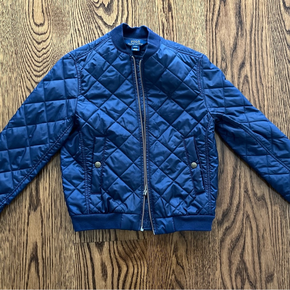 Boys Polo jacket SZ 8 Navy